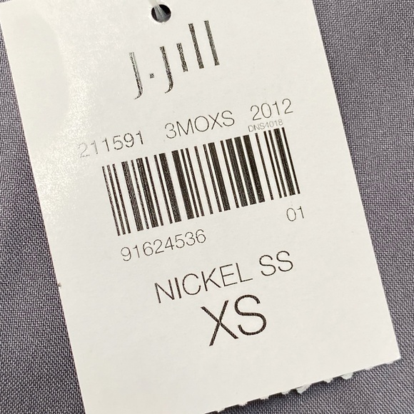 J Jill Velvet Open Jacket Blazer Kimono Nickel Blue Long Sleeve XS NWT - Picture 12 of 12